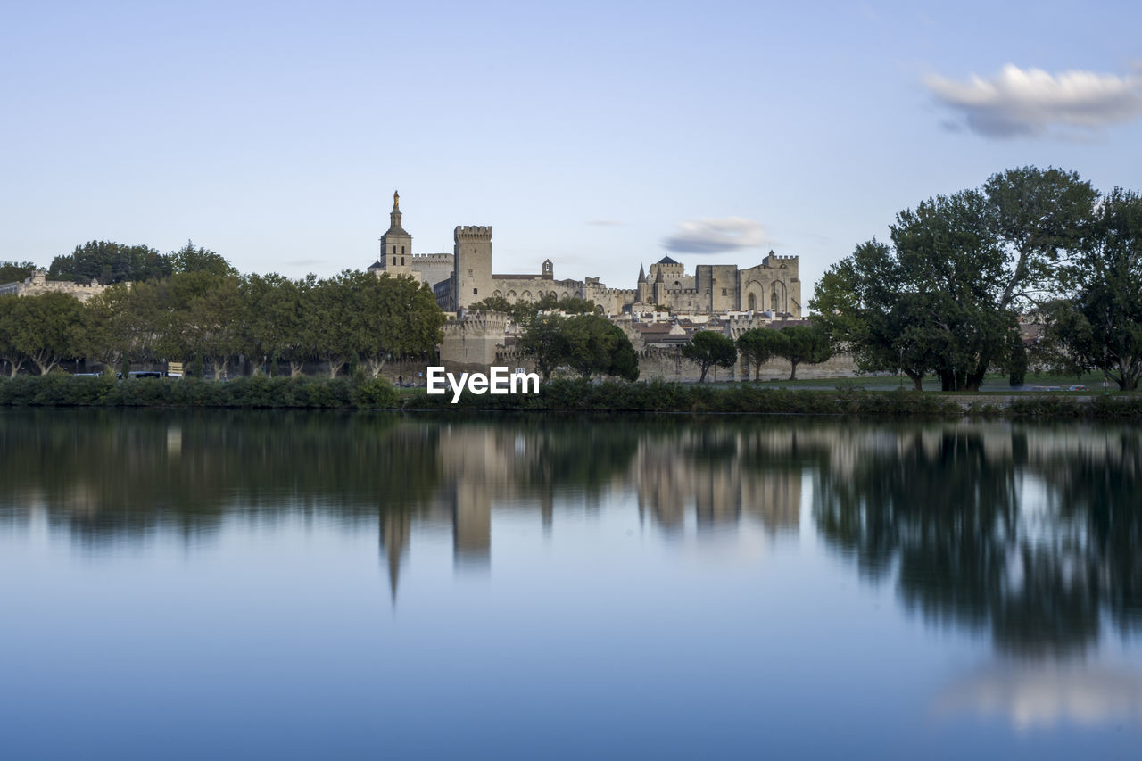 Avignon pope palace south of france provence bridge