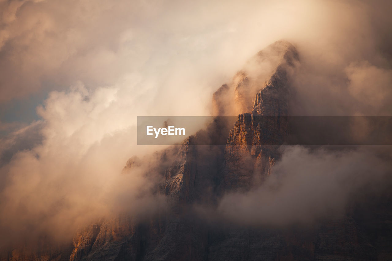 Rocky mountains against sky