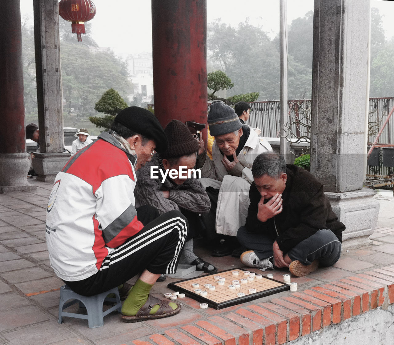 PEOPLE STANDING IN PARK