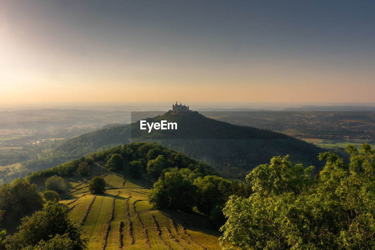 SCENIC VIEW OF LANDSCAPE DURING SUNSET