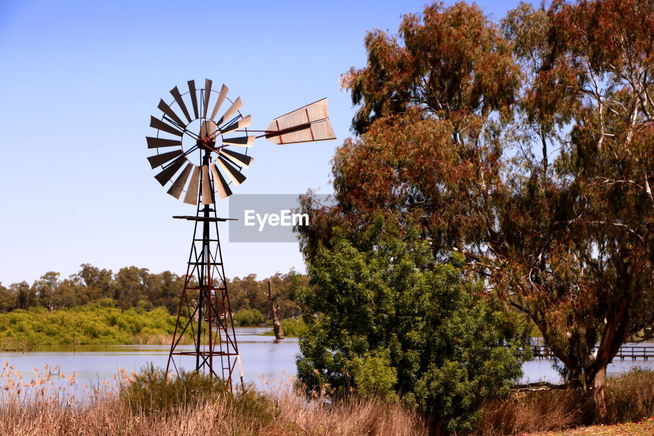 TRADITIONAL WINDMILL AGAINST SKY