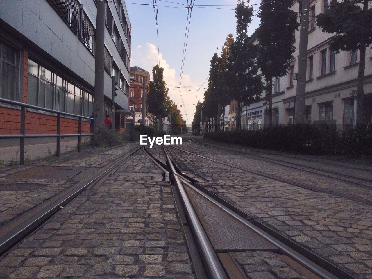 Tramway in city