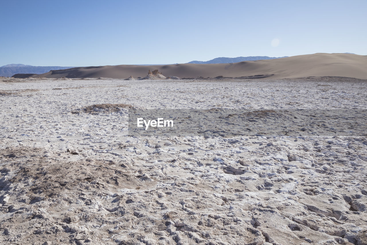 Valle de luna rocks and environment