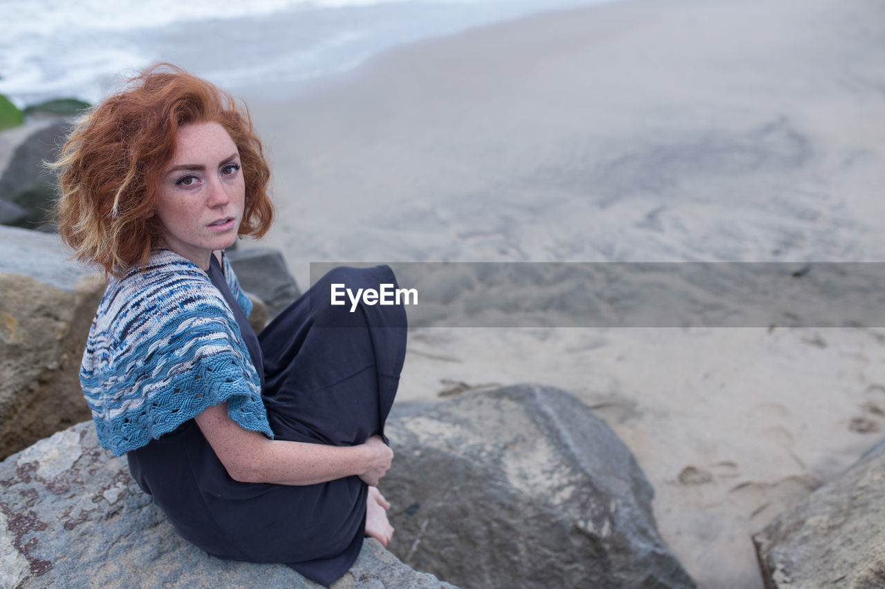 Woman at beach