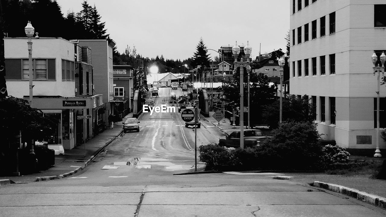 VIEW OF ROAD IN CITY