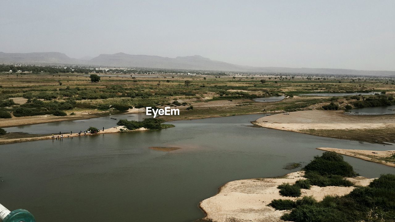 SCENIC VIEW OF LANDSCAPE WITH RIVER