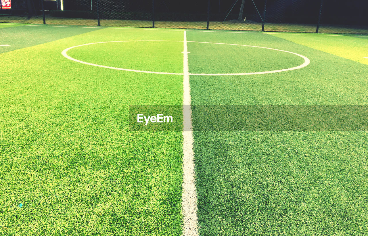GREEN SOCCER FIELD