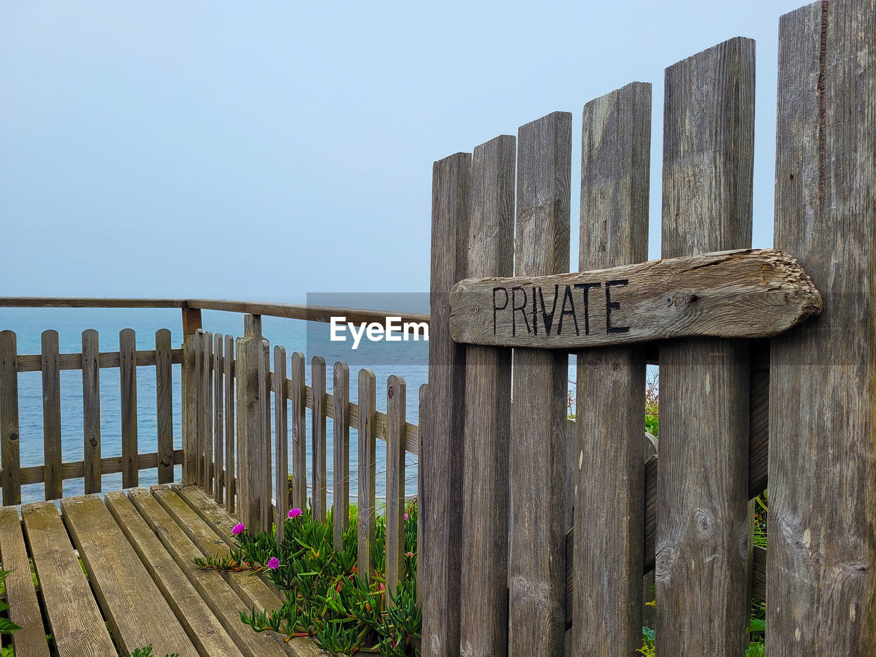 Private gated entrance