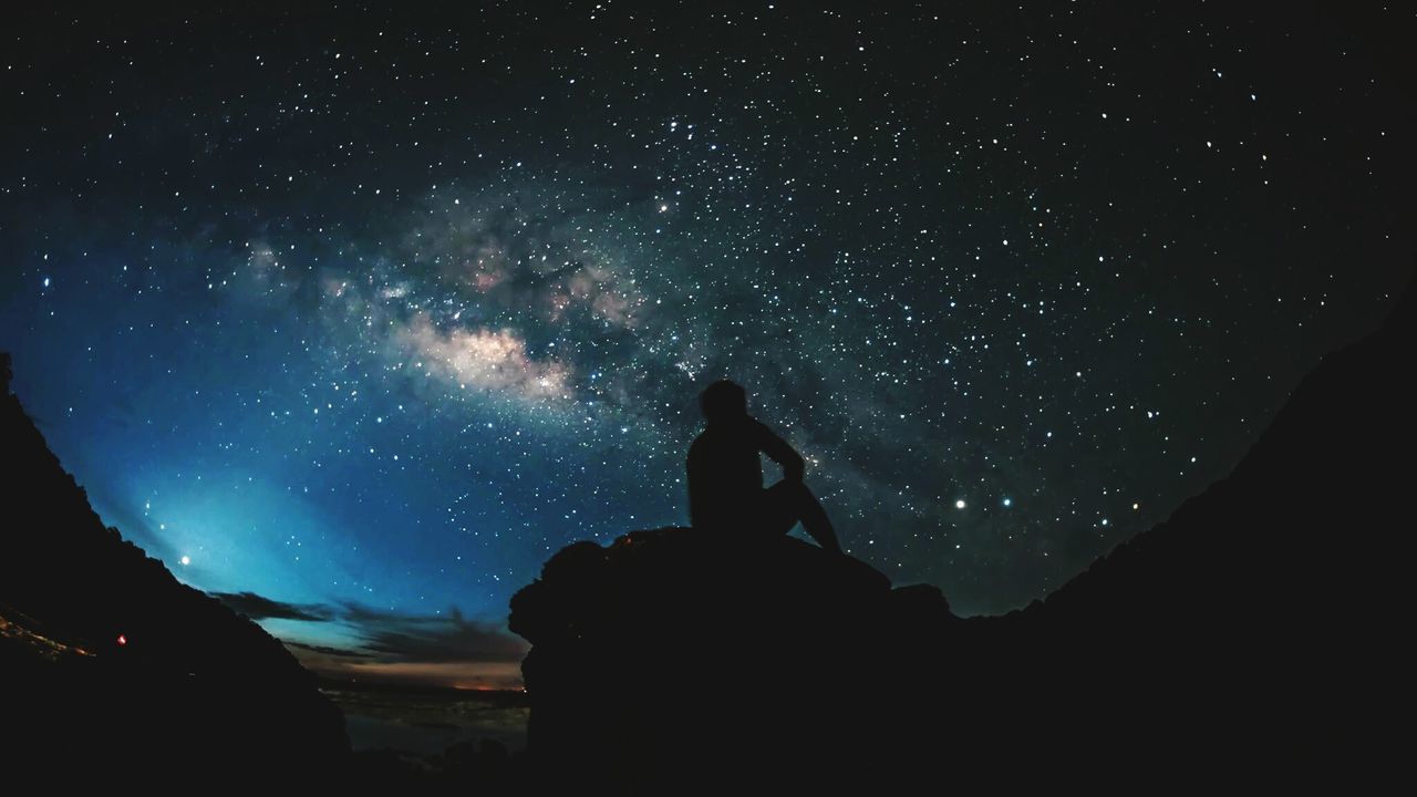 LOW ANGLE VIEW OF STARS IN SKY AT NIGHT