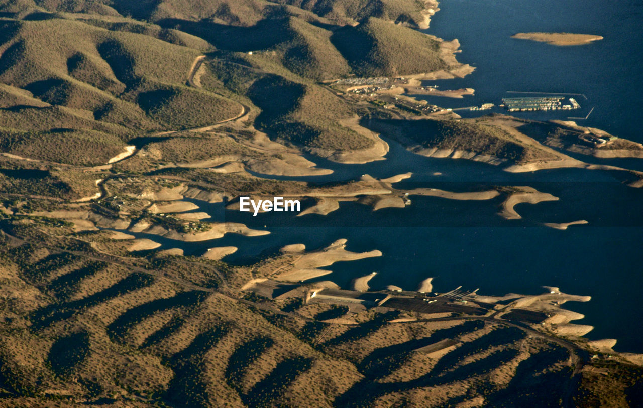 Aerial view of landscape