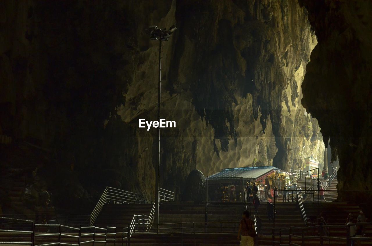 Interior of batu caves