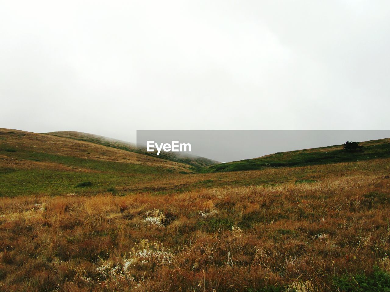 SCENIC VIEW OF CLOUDY SKY OVER MOUNTAINS