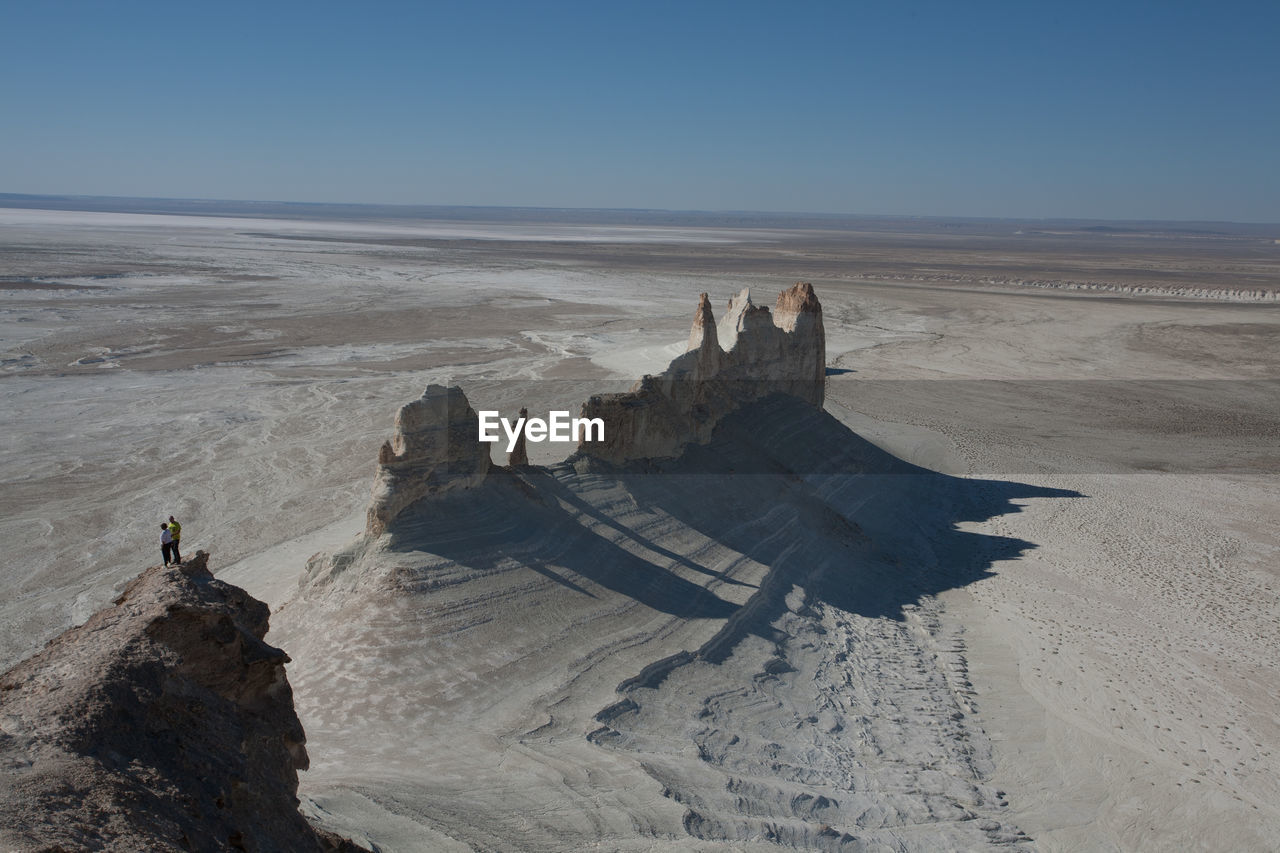 scenic view of desert against sky