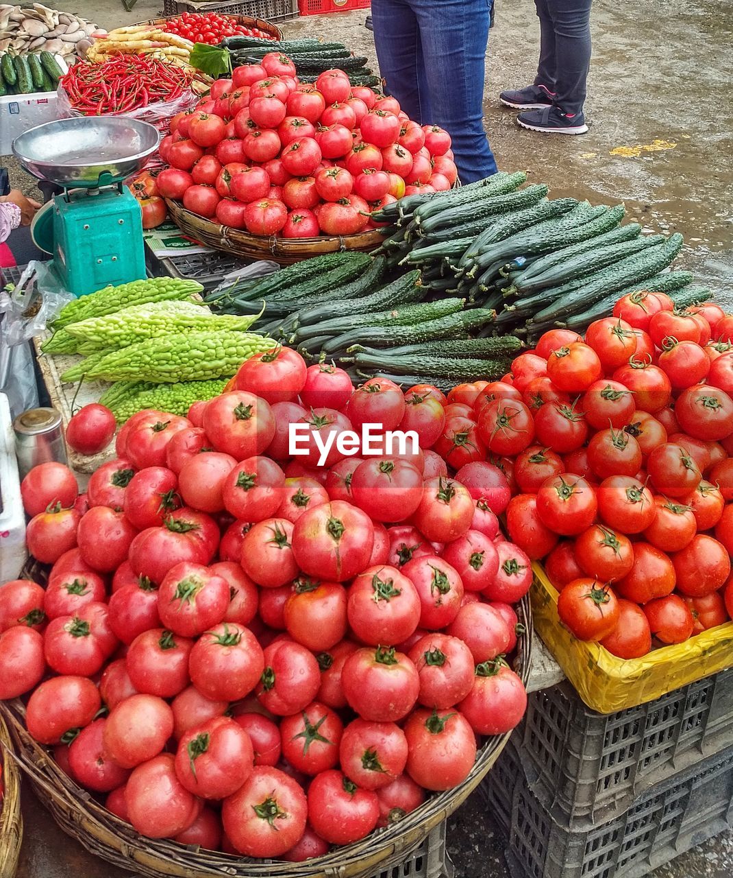 FRUITS IN MARKET FOR SALE