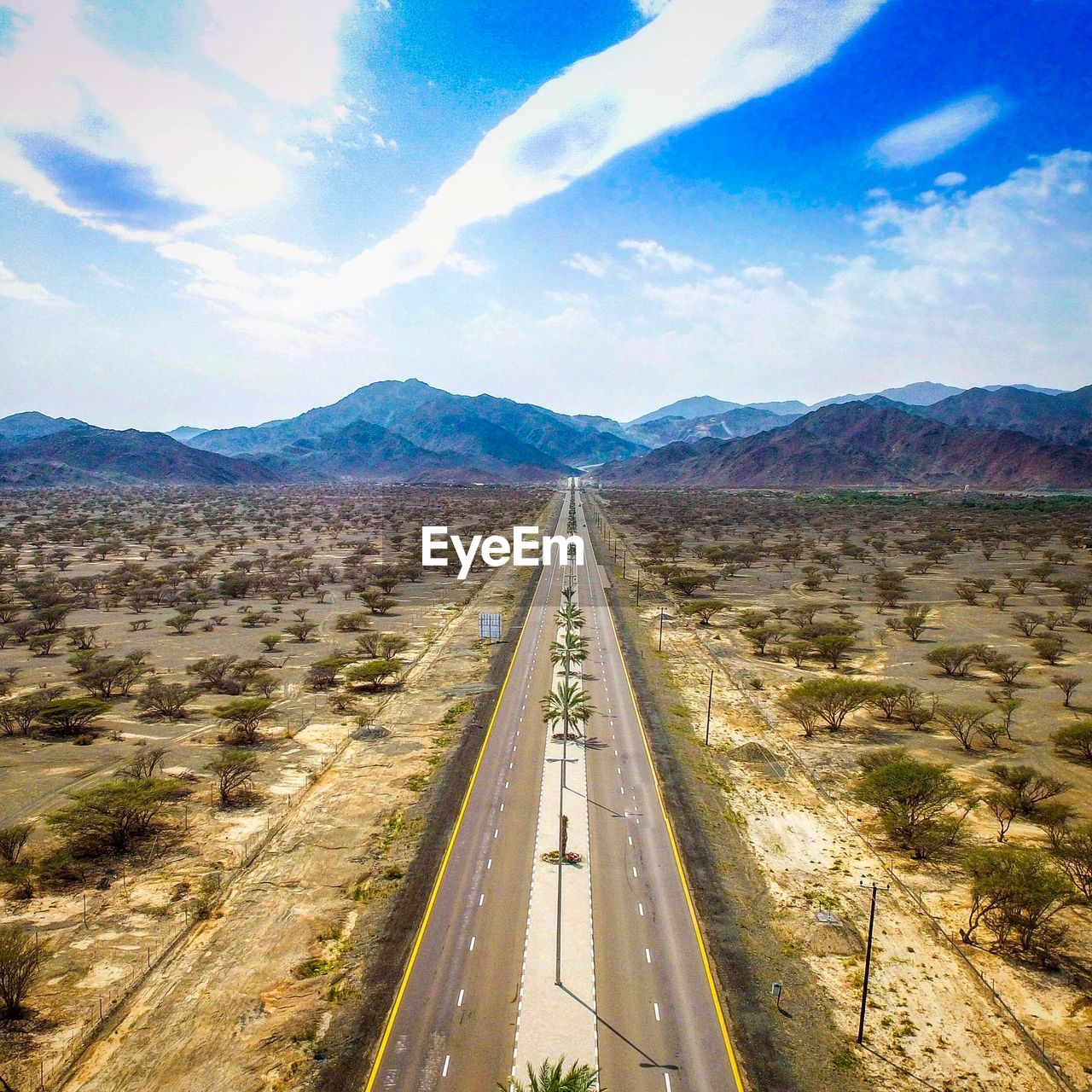 Panoramic view of landscape against sky