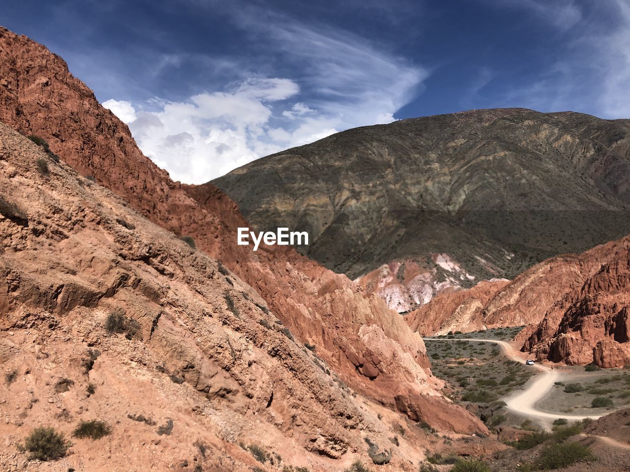 The stunning arid landscape in northern argentina. 