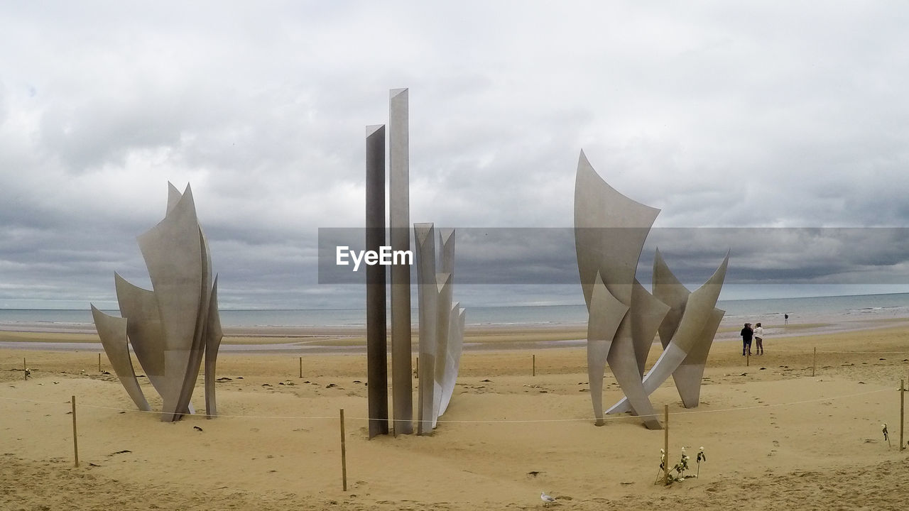 Panoramic view of beach against sky