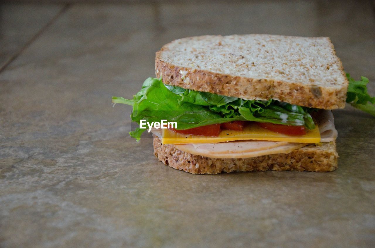 Close-up of sandwich