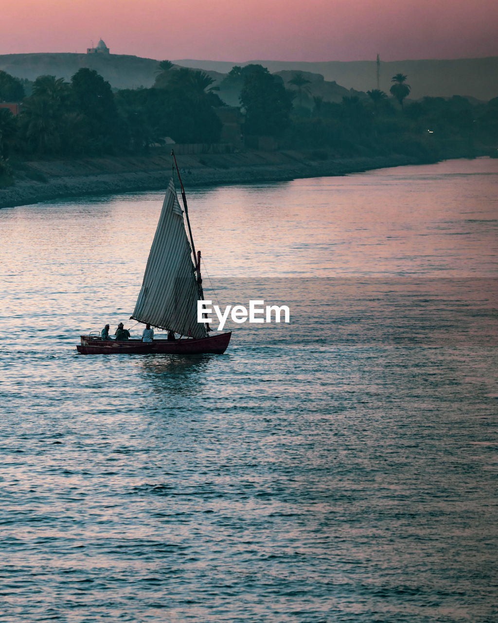 Sailing on the river nile