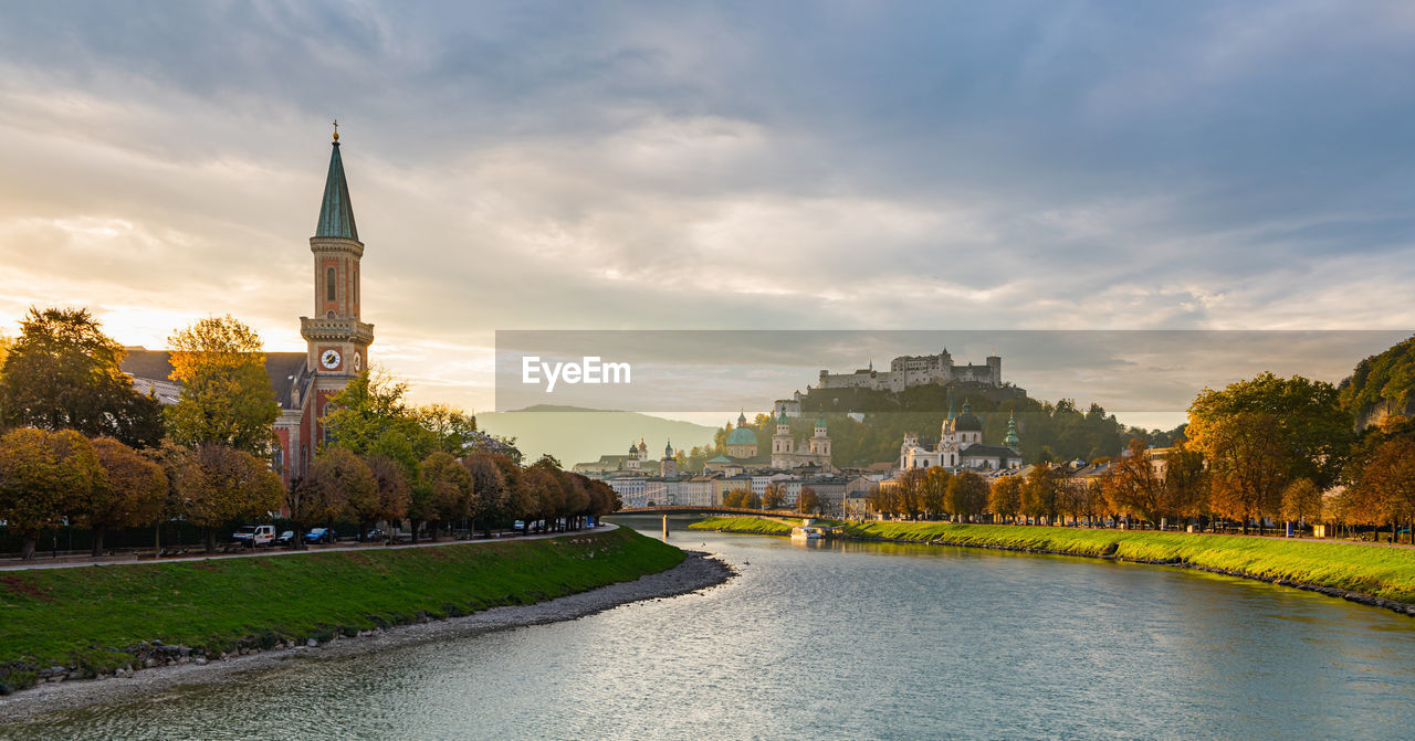 Salzburg historic town center, austria