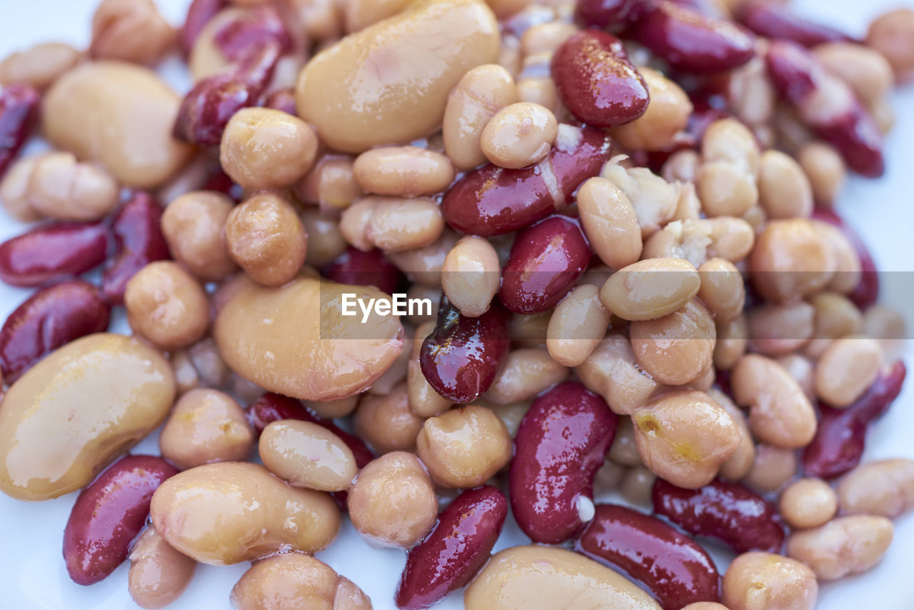 Close-up of lentils 