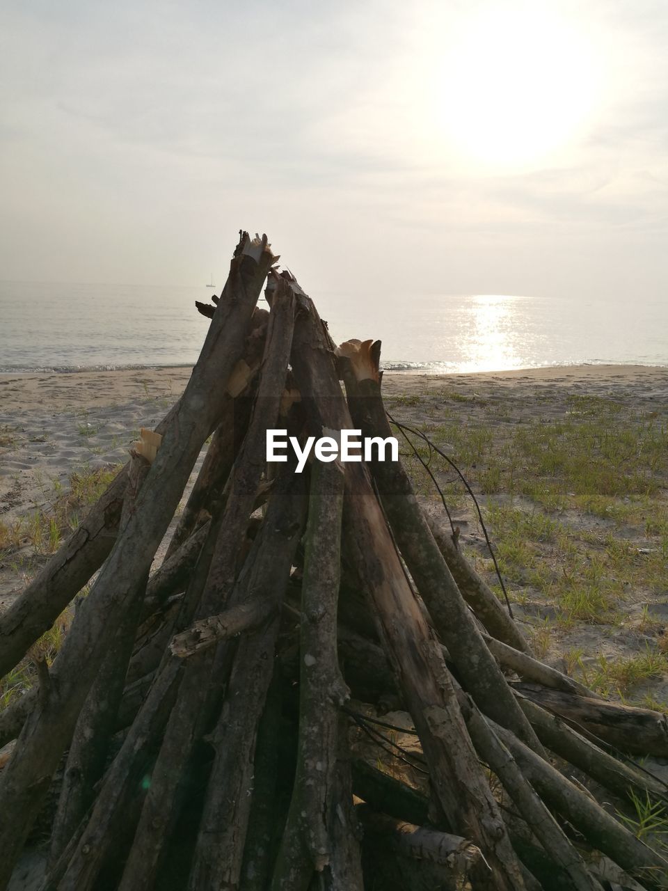 SCENIC VIEW OF SEA DURING SUNSET