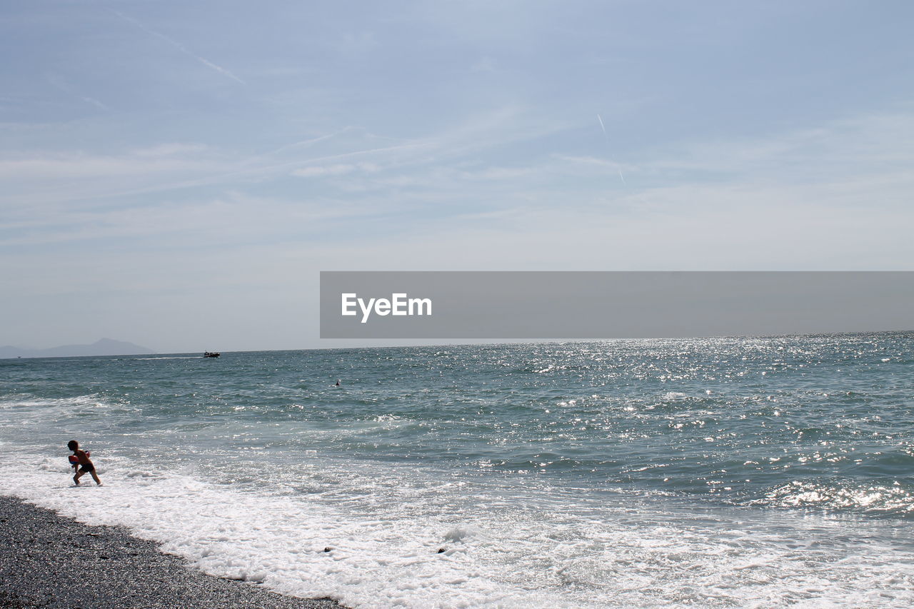 SCENIC VIEW SEA AGAINST SKY