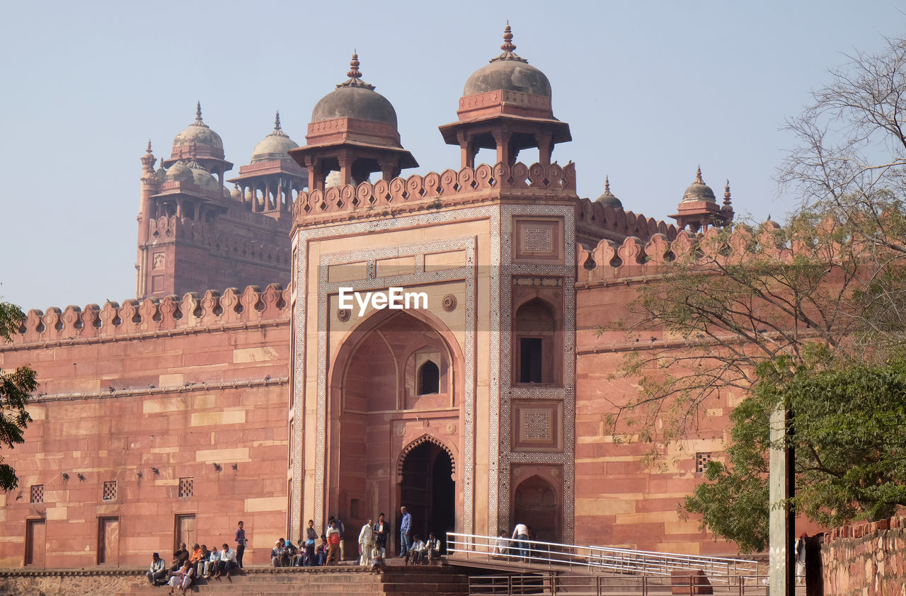 Historical city constructed by mughal emperor akbar in fatehpur sikri, uttar pradesh, india