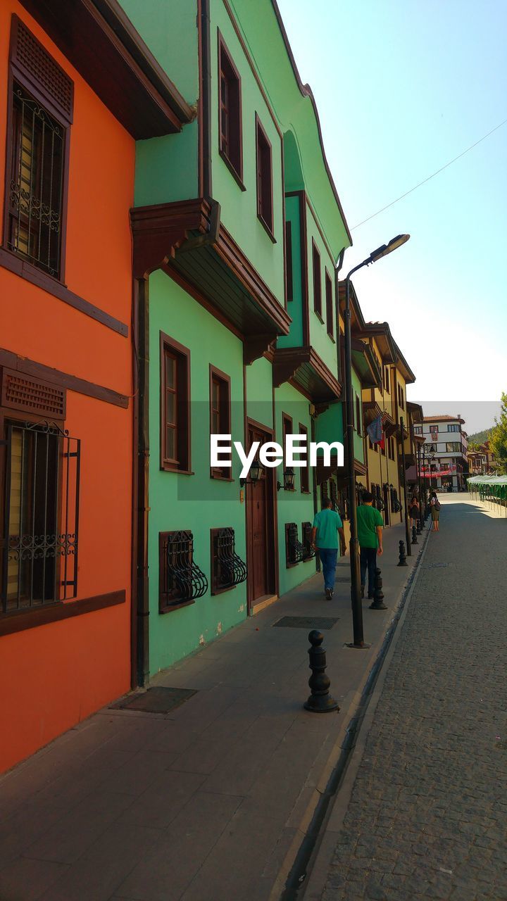 Street amidst buildings in city