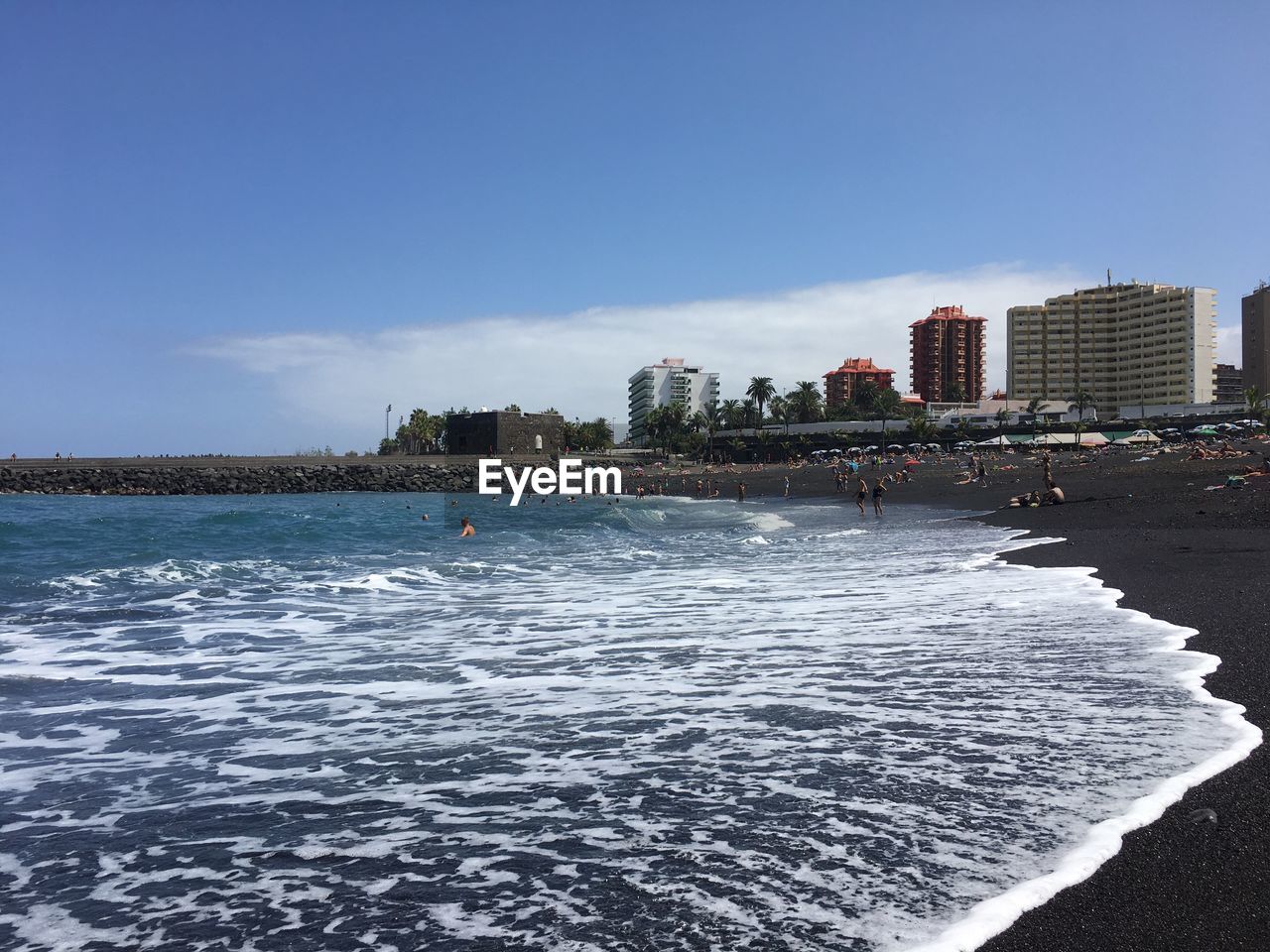 Scenic view of beach