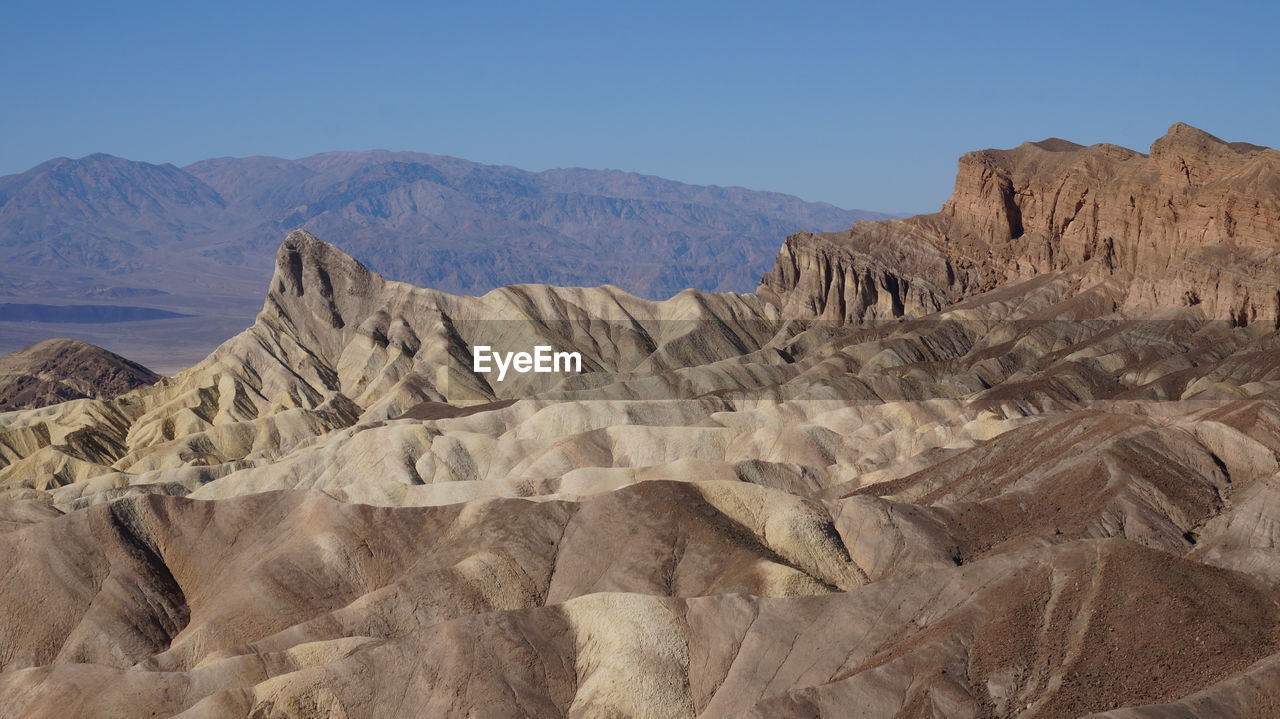 Scenic view of desert against sky