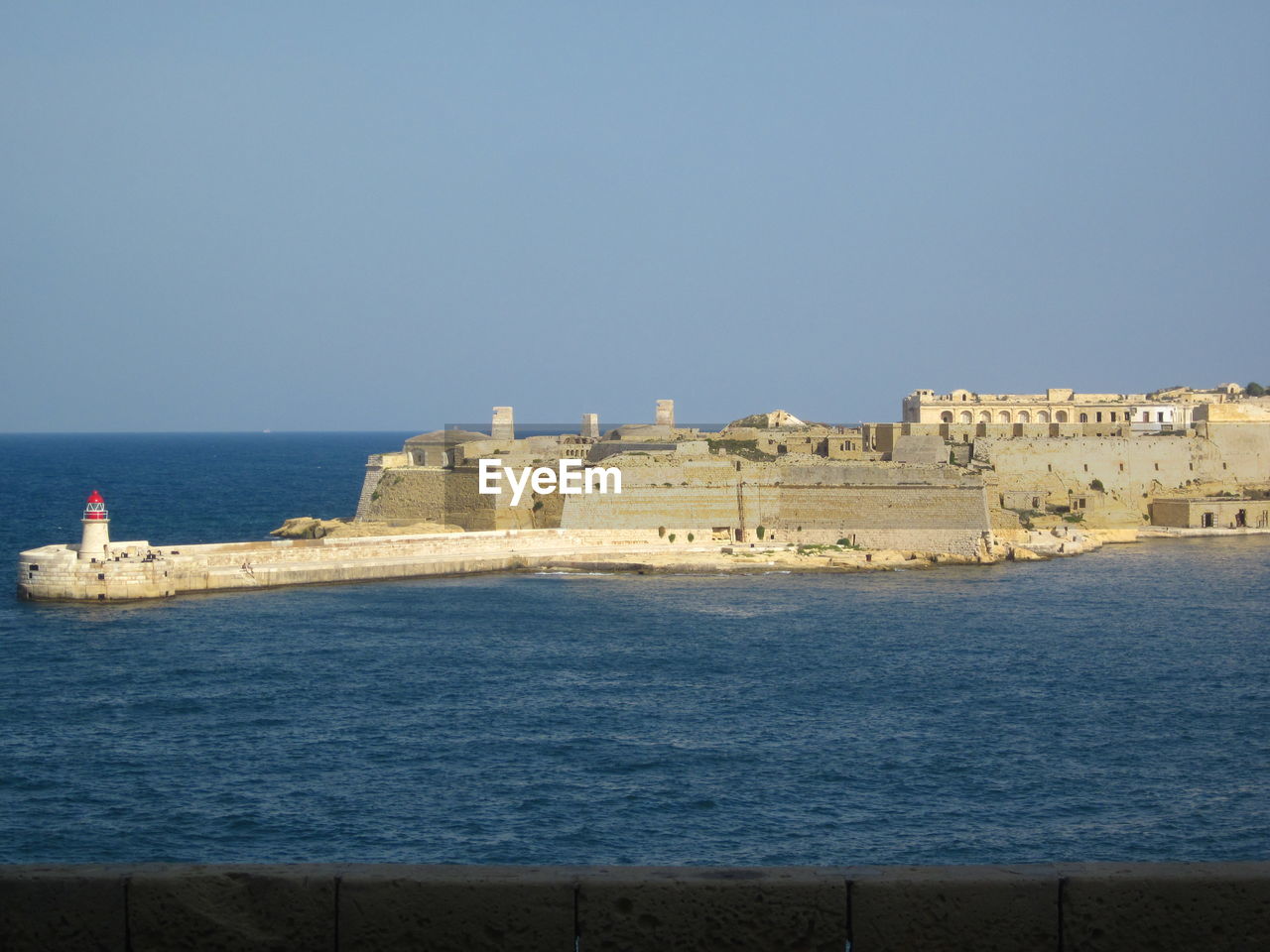 VIEW OF FORT ON SEA