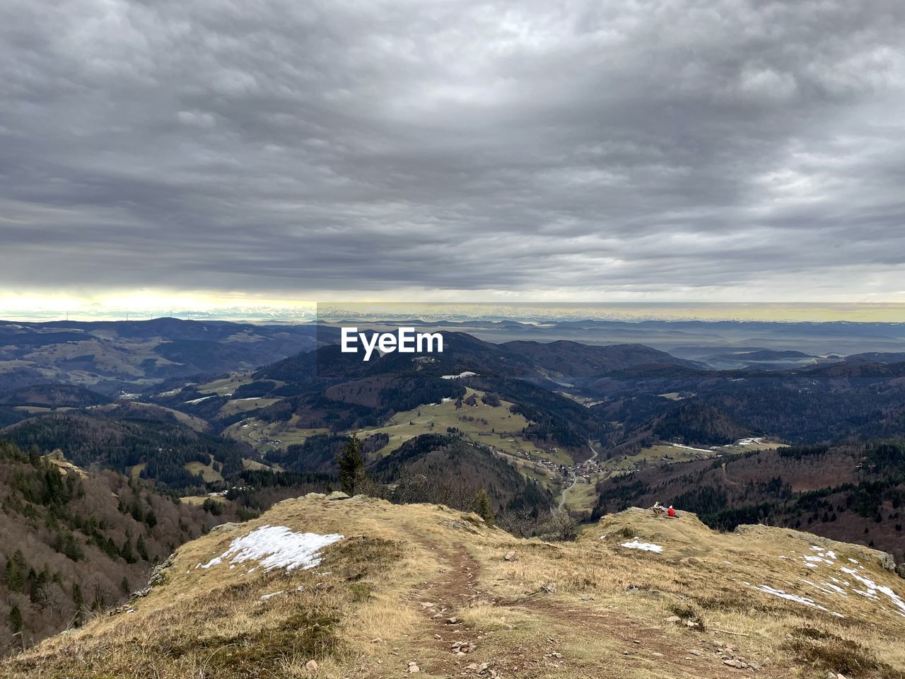 AERIAL VIEW OF LANDSCAPE AGAINST SKY