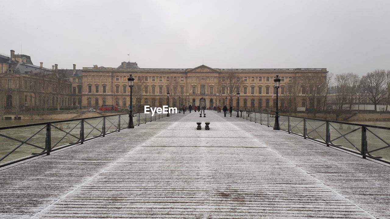 View of museum building against sky