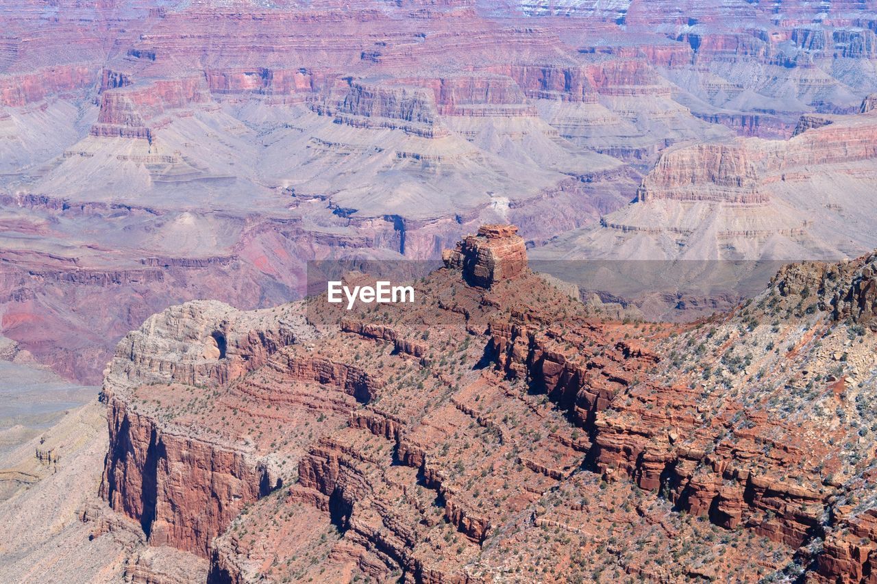 Scenic view of landscape in grand canyon