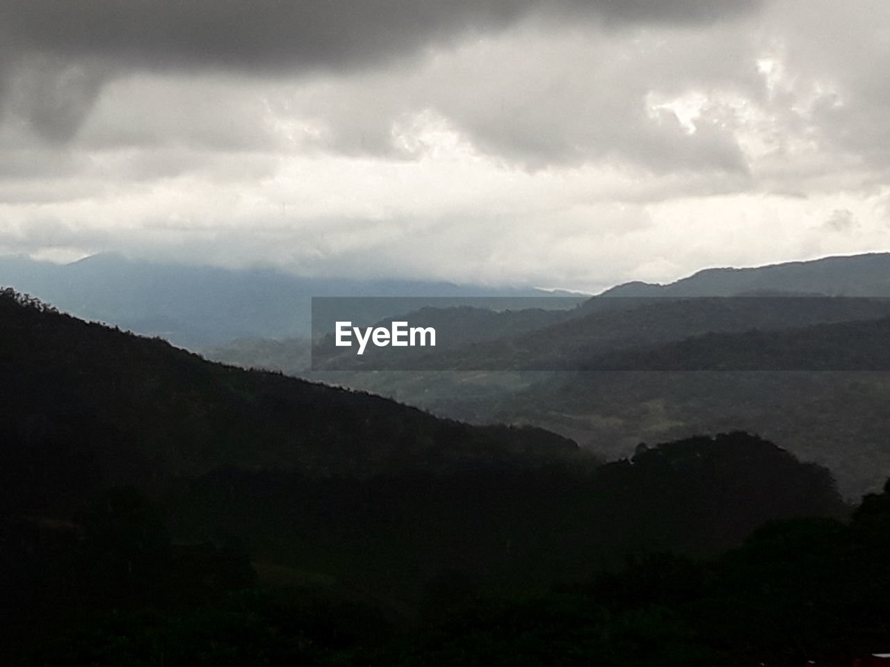 SCENIC VIEW OF VALLEY AGAINST SKY