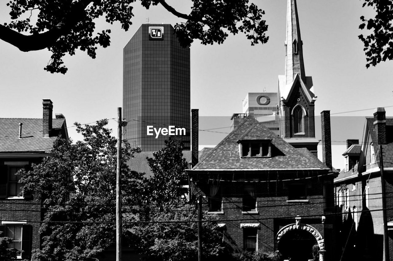CHURCH AGAINST SKY