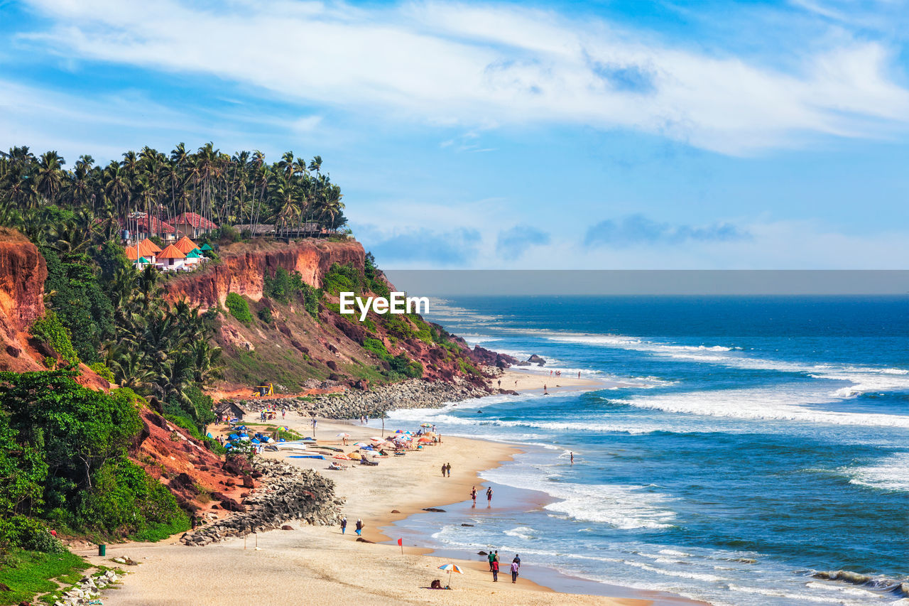 Varkala beach, kerala, india