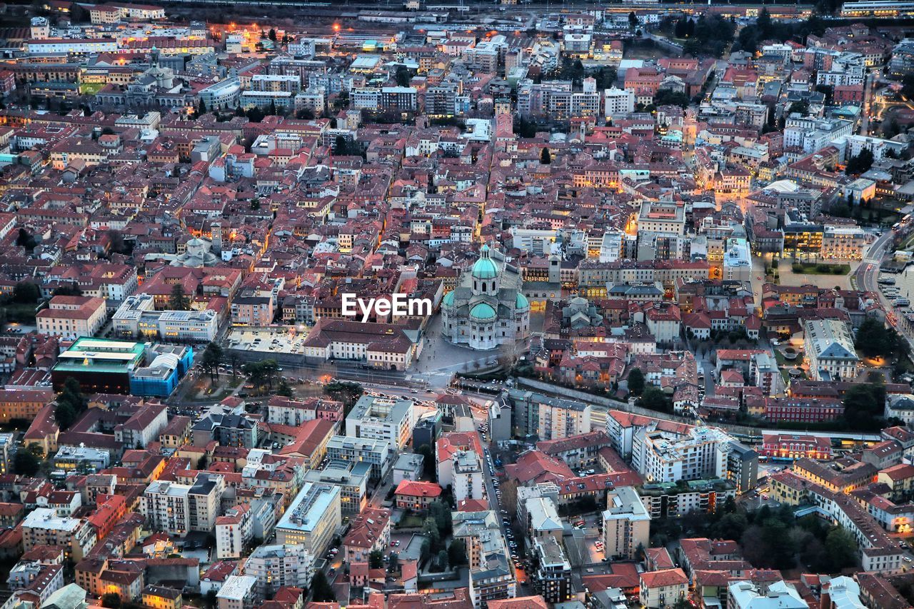 Aerial view of a city