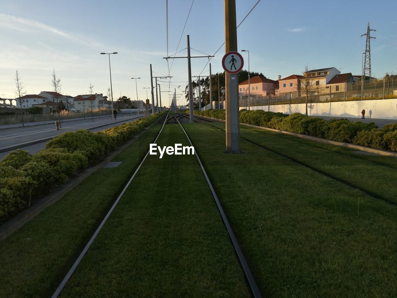 ROAD LEADING TOWARDS BUILT STRUCTURES