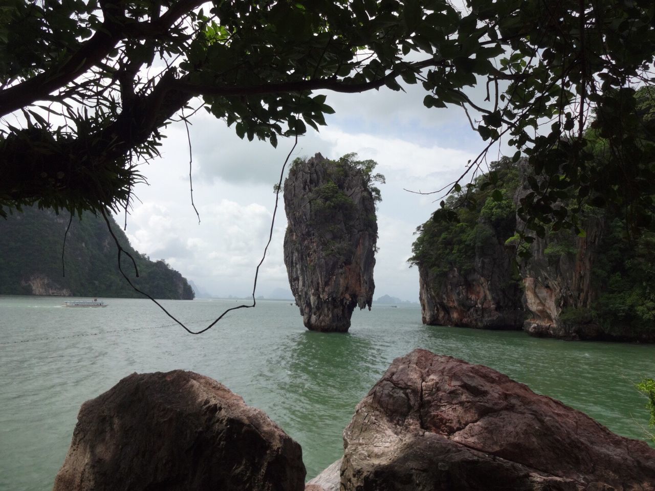 Tranquil view of island