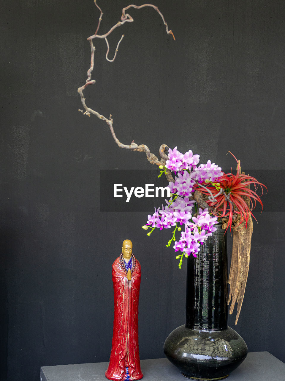 flower, plant, art, flowering plant, vase, nature, red, indoors, painting, no people, creativity, studio shot, still life photography, decoration, ikebana, floristry, flower arrangement, beauty in nature, table