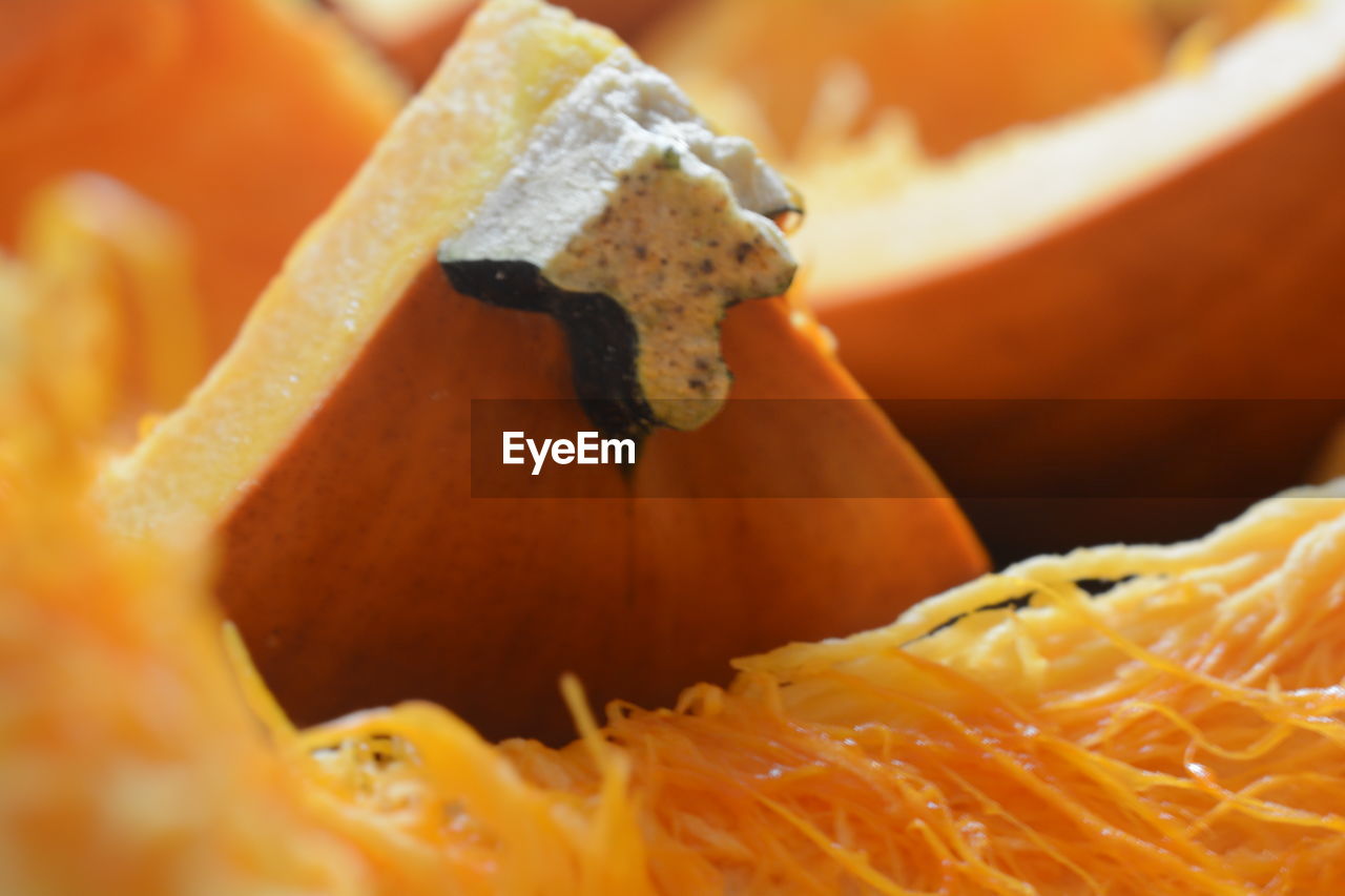 Close-up of orange pumpkin