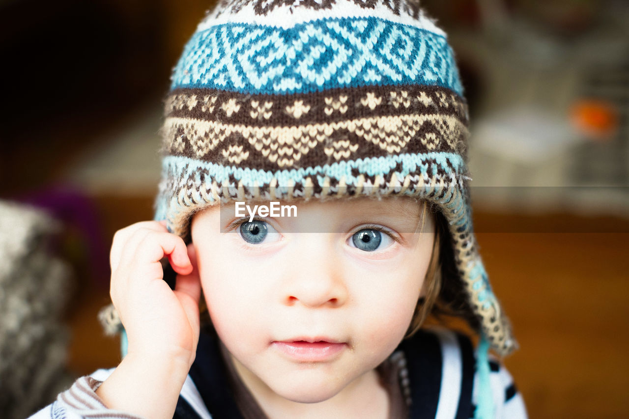 Close-up portrait of girl