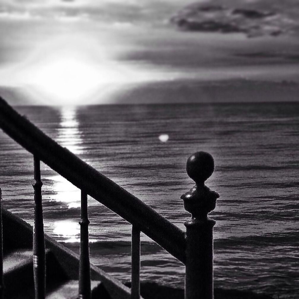 SCENIC VIEW OF SEA DURING SUNSET