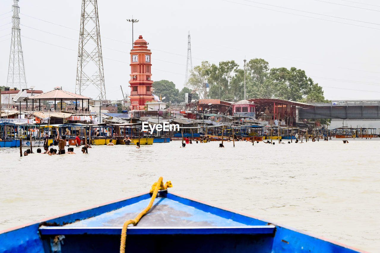 Ganga as seen in garh mukteshwar, uttar pradesh, india, river ganga is believed to be holiest river 