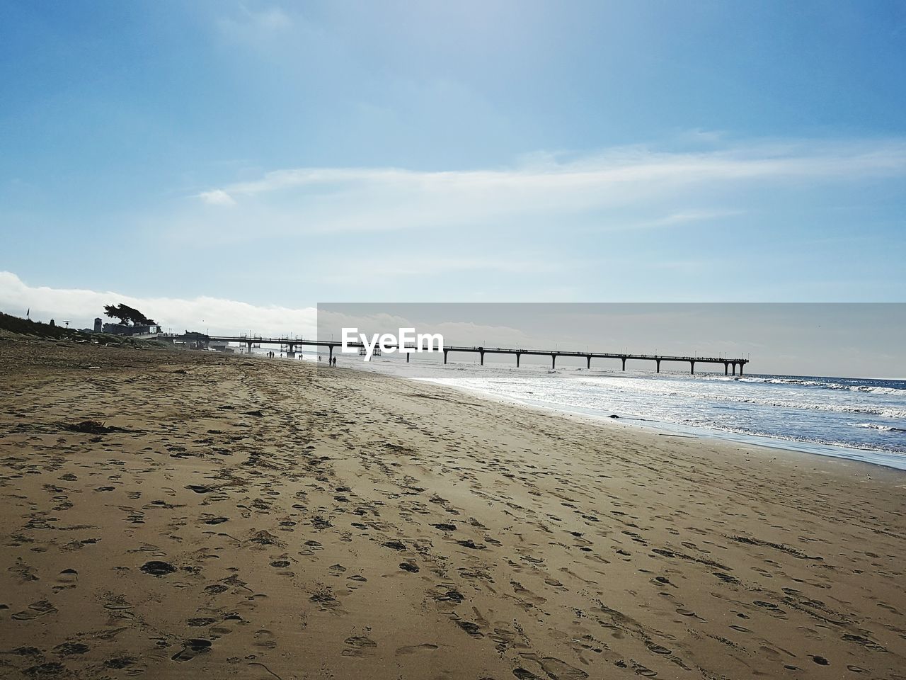 BEACH AGAINST SKY