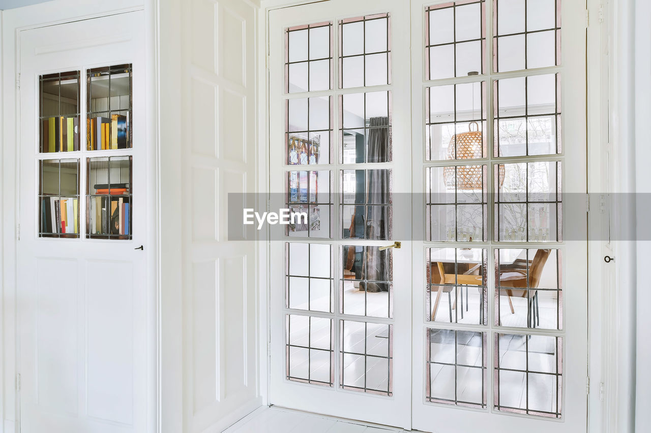 View of closed door in apartment