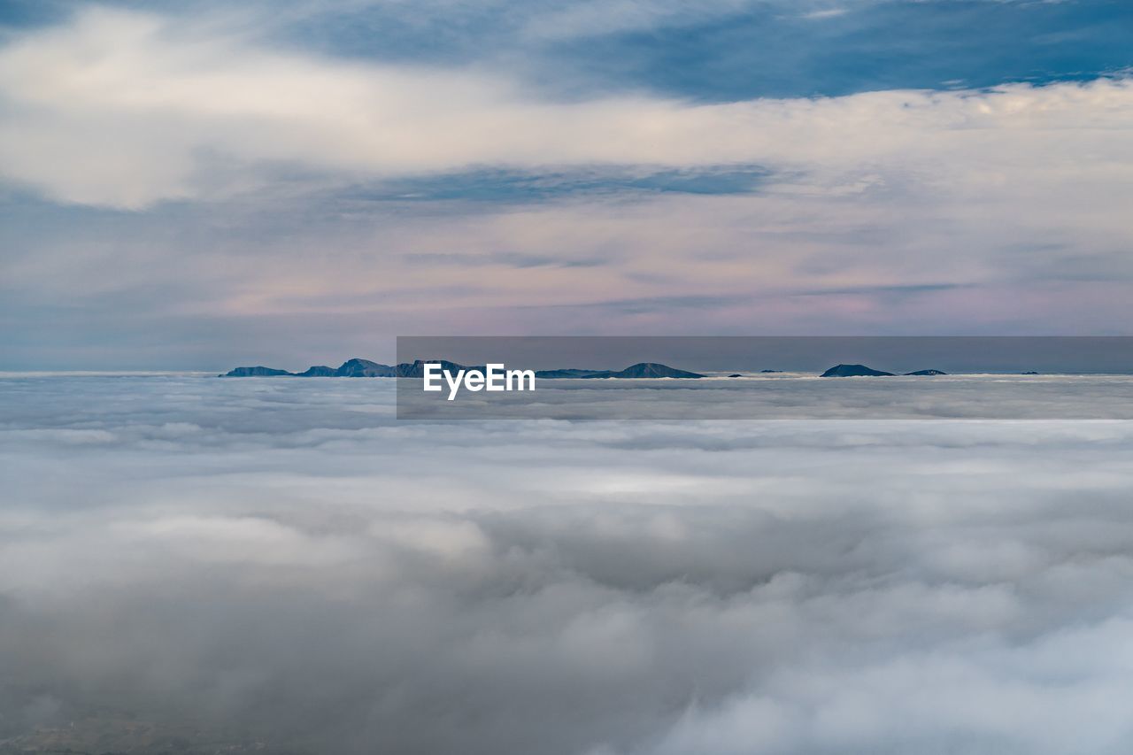 Scenic view of cloudscape against sky