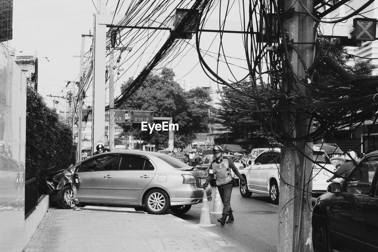 CARS PARKED ON STREET